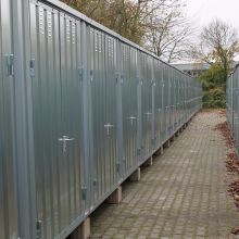 Self-Storage Outdoor Anlage mit Lagereinheiten des Dienstleisters HaCoBau